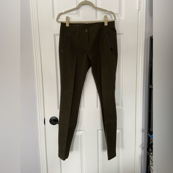 Women’s S. Oliver Slim Dark Olive Pants (10) - Picture 3 of 3